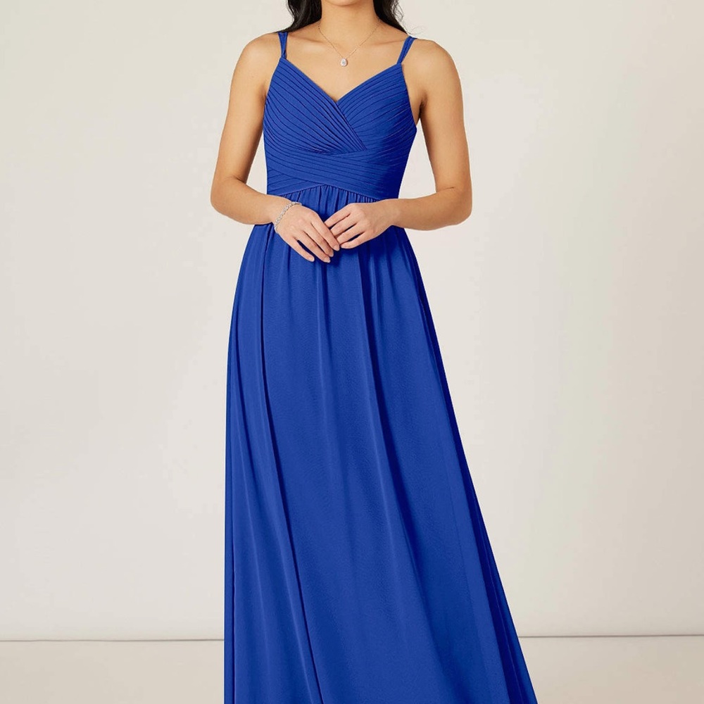 Azazie Royal Blue Blake Gown